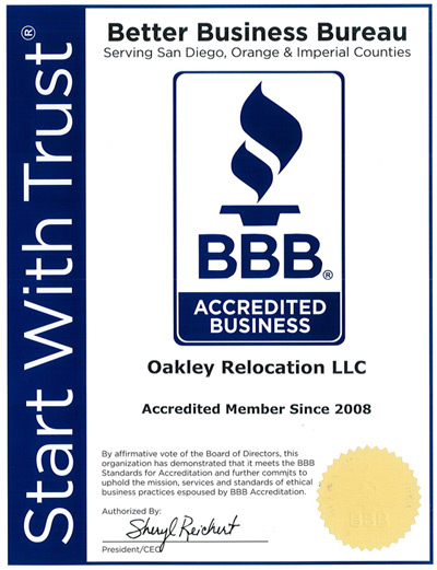 Oakley Relocation