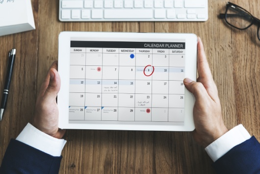 Calendar Appointment Schedule Memo Management Organizer Urgency Concept