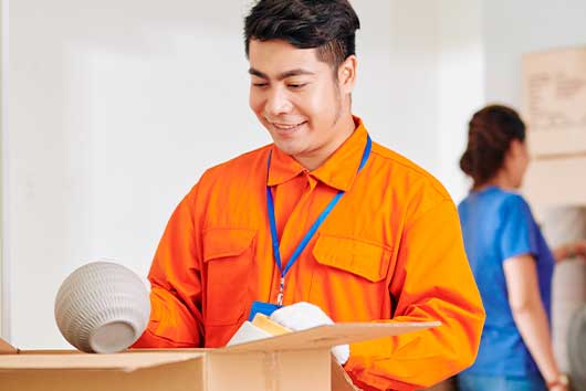 mover doing packing